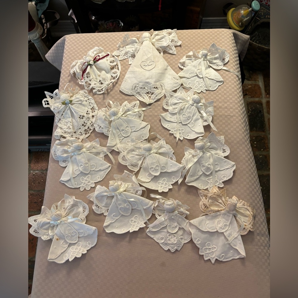 A Host of Handmade Battenberg Angels